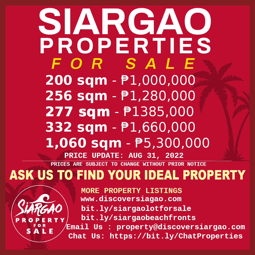 1 Million Lot For Sale in Burgos Siargao